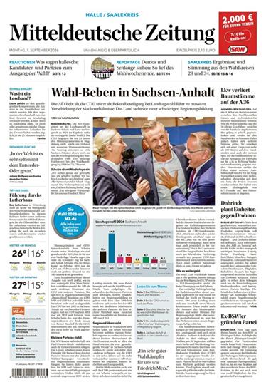 Mitteldeutsche Zeitung Ausgabe 2026037