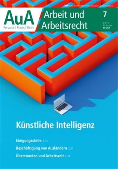 Arbeit & Arbeitsrecht Ausgabe 2025007