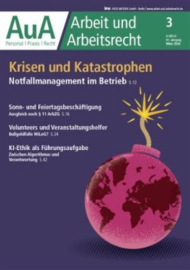 Arbeit und Arbeitsrecht - AuA Ausgabe 2026003