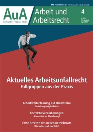 Arbeit und Arbeitsrecht - AuA Ausgabe 2026004