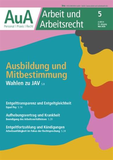 Arbeit und Arbeitsrecht - AuA Ausgabe 2026005