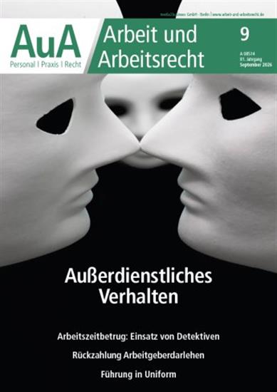 Arbeit und Arbeitsrecht - AuA Ausgabe 2026009