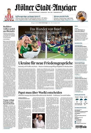 Kölner Stadtanzeiger Ausgabe 2025030