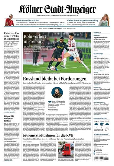 Kölner Stadtanzeiger Ausgabe 2026005