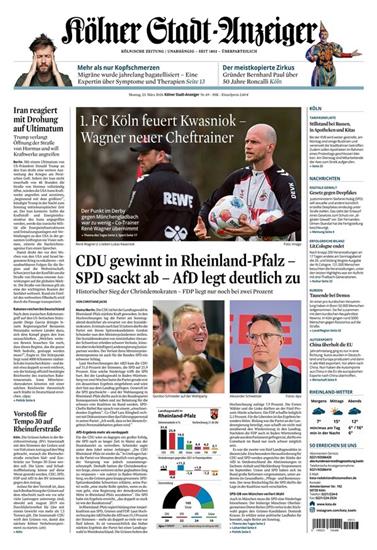Kölner Stadtanzeiger Ausgabe 2026013