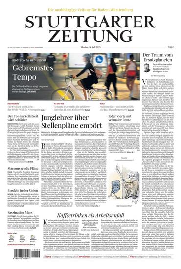 Stuttgarter Zeitung Ausgabe 2025029