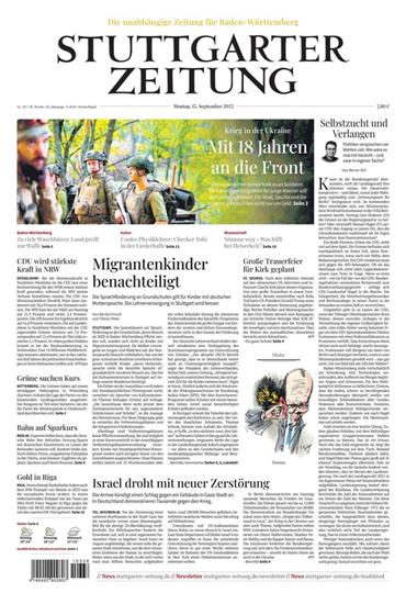 Stuttgarter Zeitung Ausgabe 2025038