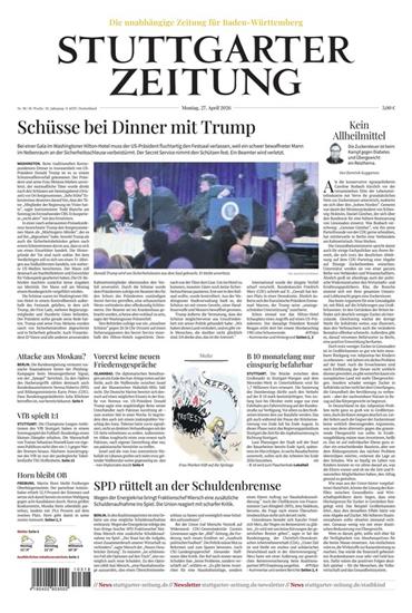 Stuttgarter Zeitung Ausgabe 2026018
