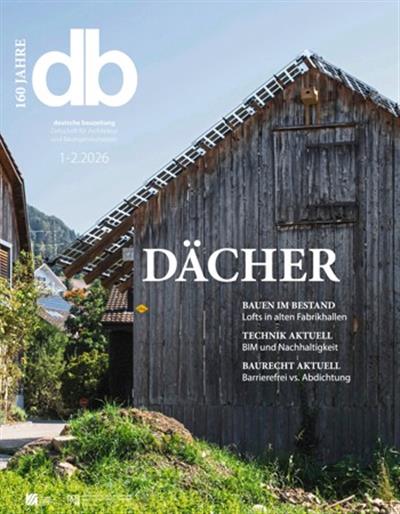 Deutsche Bauzeitung db Ausgabe 2026001