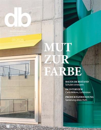 Deutsche Bauzeitung db Ausgabe 2026003