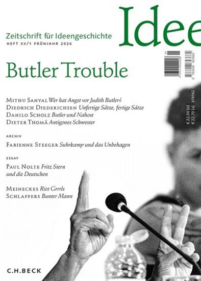 Zeitschrift für Ideengeschichte Ausgabe 2026001