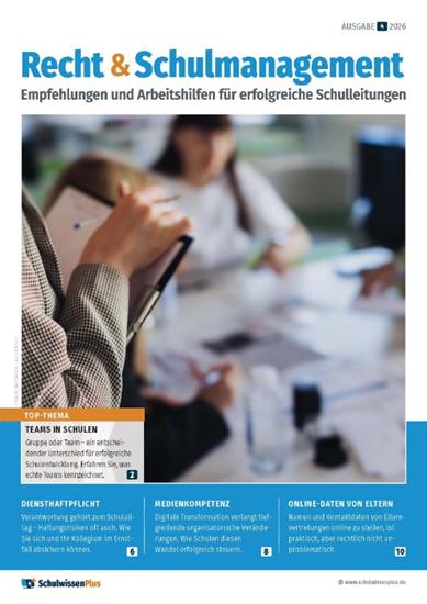 Recht und Schulmanagement Ausgabe 2026004