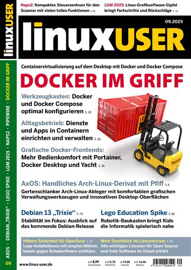 Linux User (no media) Ausgabe 2025009