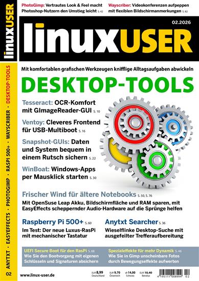 Linux User (no media) Ausgabe 2026002