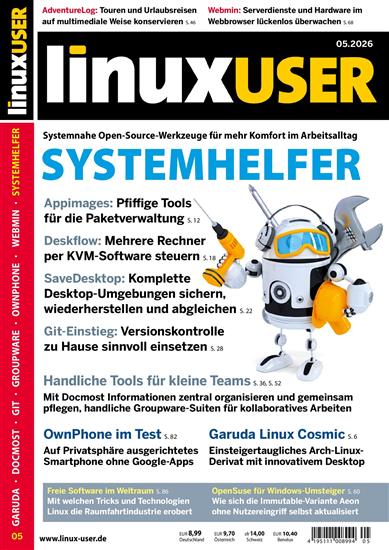Linux User (no media) Ausgabe 2026005