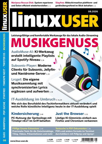 Linux User (no media) Ausgabe 2026008