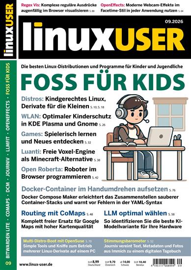 Linux User (no media) Ausgabe 2026009