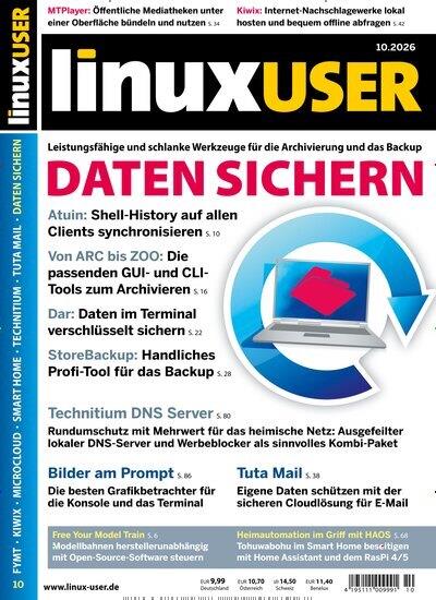 Linux User (no media) Ausgabe 2026010
