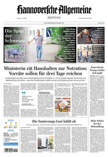 Hannoversche Allgemeine Zeitung Ausgabe 2026023