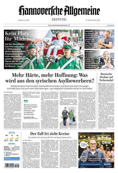 Hannoversche Allgemeine Zeitung Ausgabe 2026024