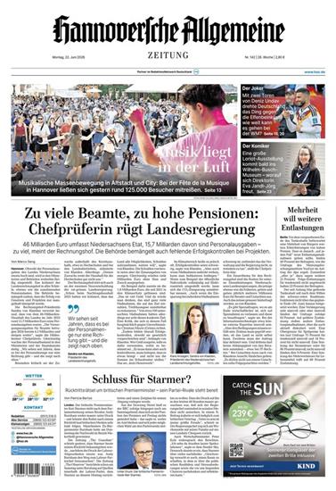 Hannoversche Allgemeine Zeitung Ausgabe 2026026