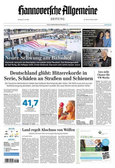 Hannoversche Allgemeine Zeitung Ausgabe 2026027