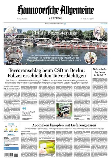 Hannoversche Allgemeine Zeitung Ausgabe 2026031