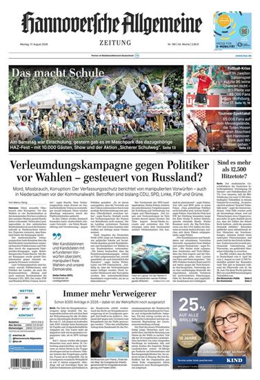 Hannoversche Allgemeine Zeitung Ausgabe 2026034