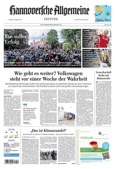 Hannoversche Allgemeine Zeitung Ausgabe 2026035