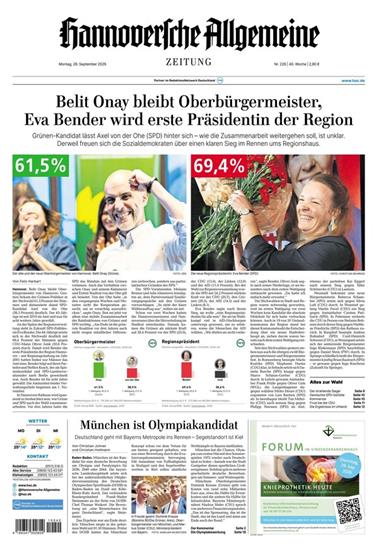 Hannoversche Allgemeine Zeitung Ausgabe 2026040