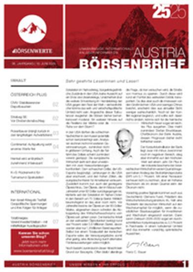 Austria Börsenbrief (Print) Ausgabe 2025025