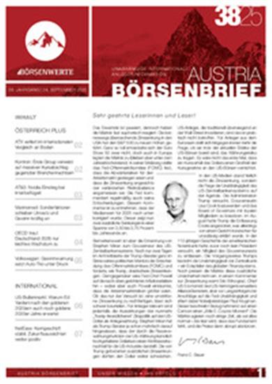 Austria Börsenbrief (Print) Ausgabe 2025038