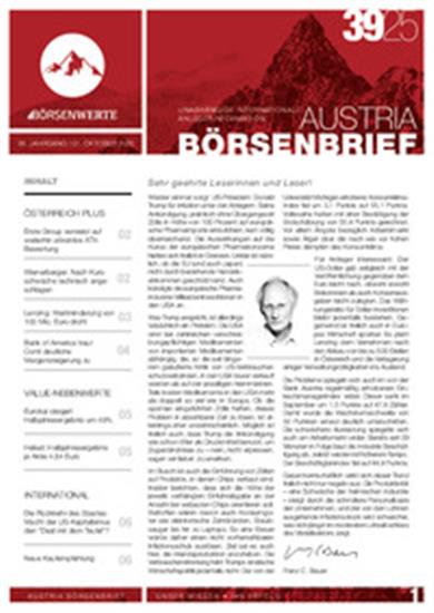 Austria Börsenbrief (Print) Ausgabe 2025039