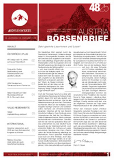 Austria Börsenbrief (Print) Ausgabe 2025048