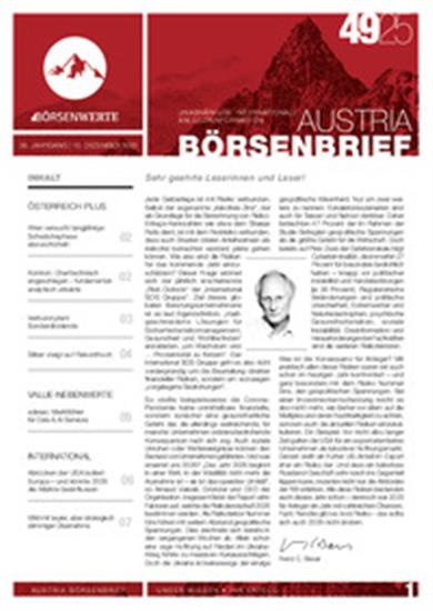Austria Börsenbrief (Print) Ausgabe 2025049