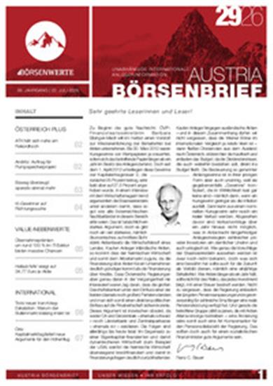 Austria Börsenbrief (Print) Ausgabe 2026029