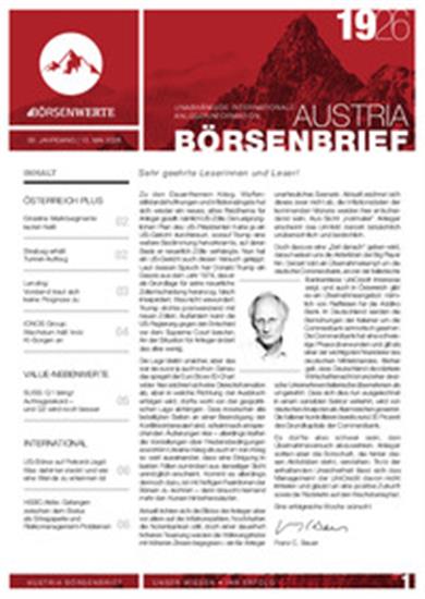 Austria Börsenbrief (Pdf) Ausgabe 2026019