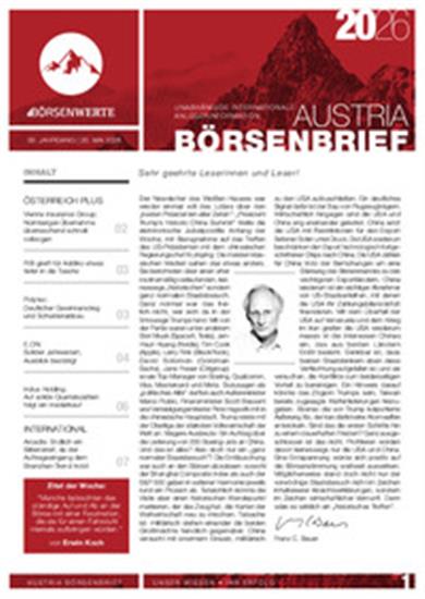 Austria Börsenbrief (Pdf) Ausgabe 2026020