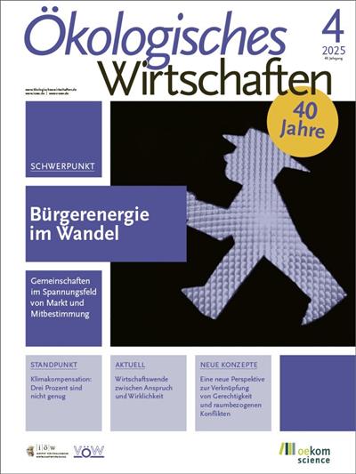 Ökologisches Wirtschaften Ausgabe 2025004