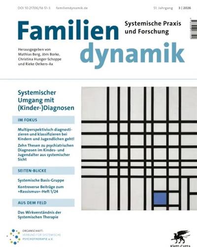 Familiendynamik Ausgabe 2026003