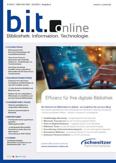 b.i.t. online Ausgabe 2025002