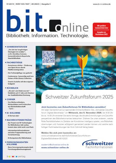 b.i.t. online Ausgabe 2025005