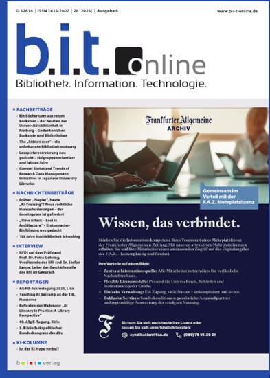 b.i.t. online Ausgabe 2025006