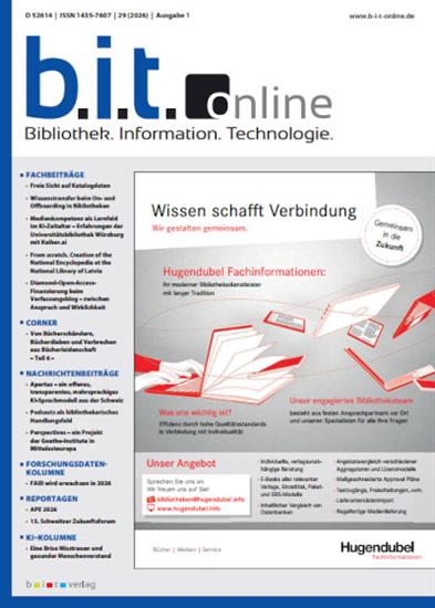 b.i.t. online Ausgabe 2026001