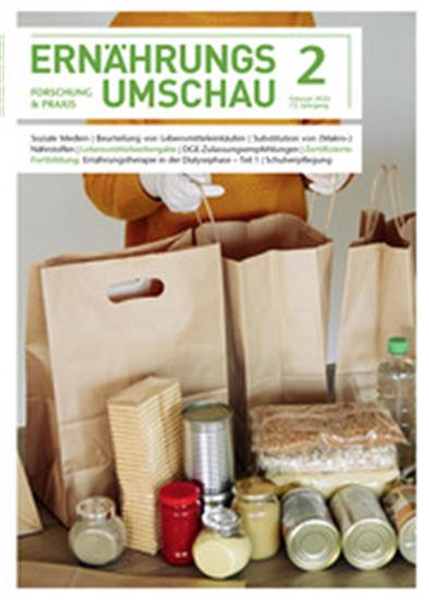 Ernährungs Umschau mit DGEwissen Ausgabe 2025002