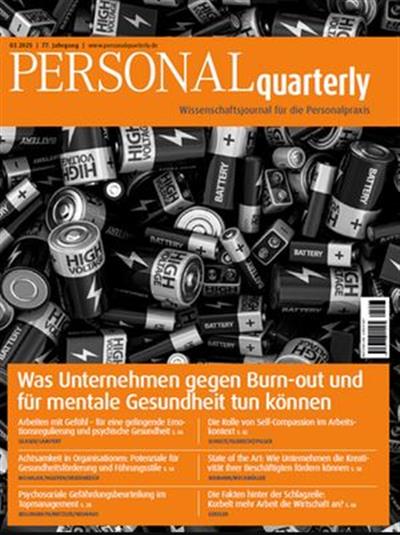 Personal Quarterly Ausgabe 2025003