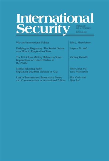 International Security (USA) Ausgabe 2025003