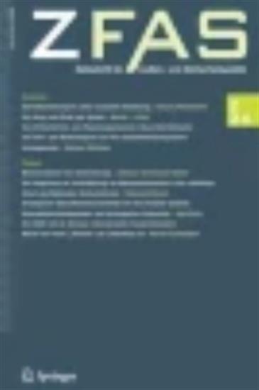 Zeitschrift für Außen- und Sicherheitspolitik - ZfAS - Institutionen Ausgabe 2026002