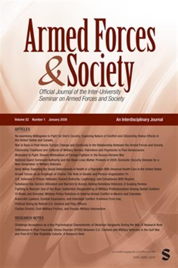Armed Forces & Society Ausgabe 2026001