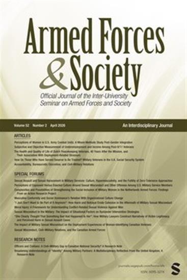 Armed Forces & Society Ausgabe 2026002
